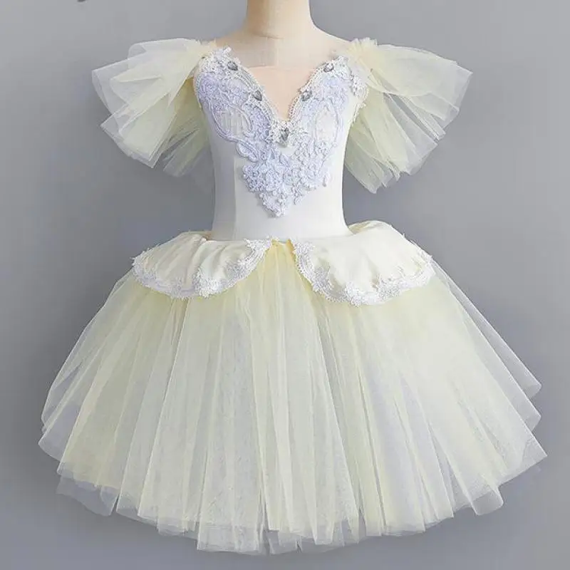 

Ballet Tutu Skirt Women Dress Long Vestidos For Girls Performance Clothing Swan Dance Costume Professional Ballet Leotard Skirt