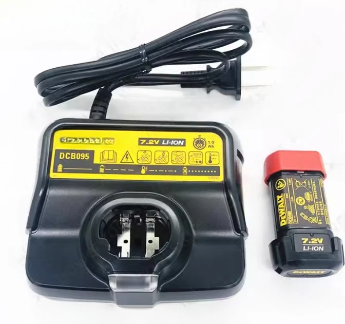 D-ewei original DCB095 220V charger DCB080 battery 7.2V DCF680 machine matching