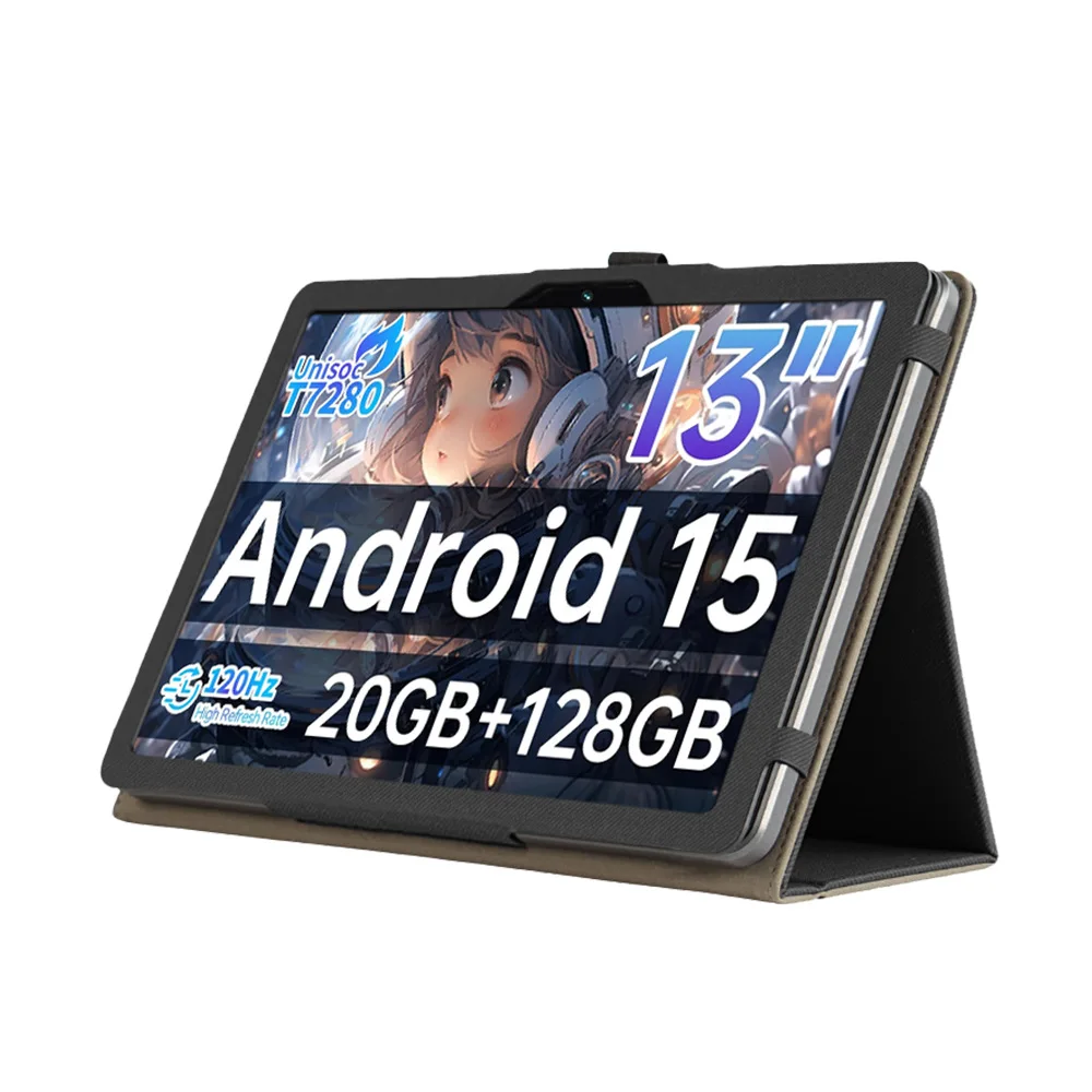 حافظة واقية مقاس 13.4 بوصة من Teclast T65، غطاء جلدي مضاد للسقوط مع وظيفة إيقاظ النوم، غلاف لوحي مقاوم للصدمات #2