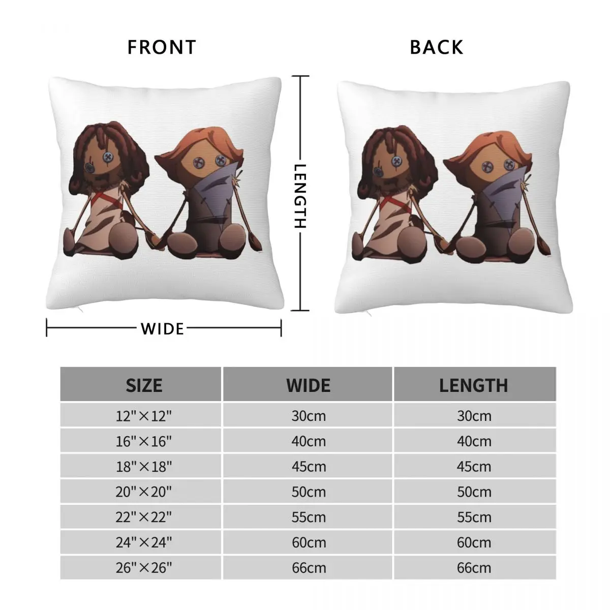 Trevor Sypha Castlevania Button Dolls Square Pillowcase Polyester Linen Velvet Creative Zip Decor Sofa Cushion Cover 45x45