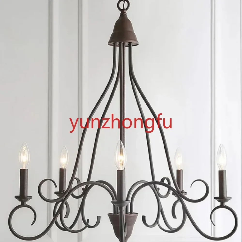 Dining-Room Lamp Living Room Art Lamps Country Simple Iron Droplight Creative