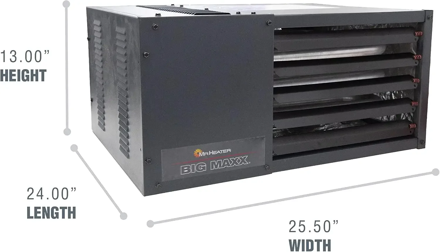 Heater F260550 Big Maxx MHU50NG Natural Gas Unit Heater,Black