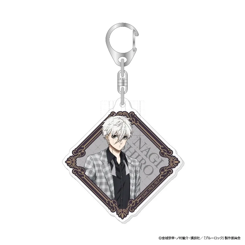 Blue Lock Acrylic Keychain Yoichi Isagi Seishiro Nagi Rin Itoshi Hyoma Chigiri Waiter Suit Handheld Console Camera Strap Charm