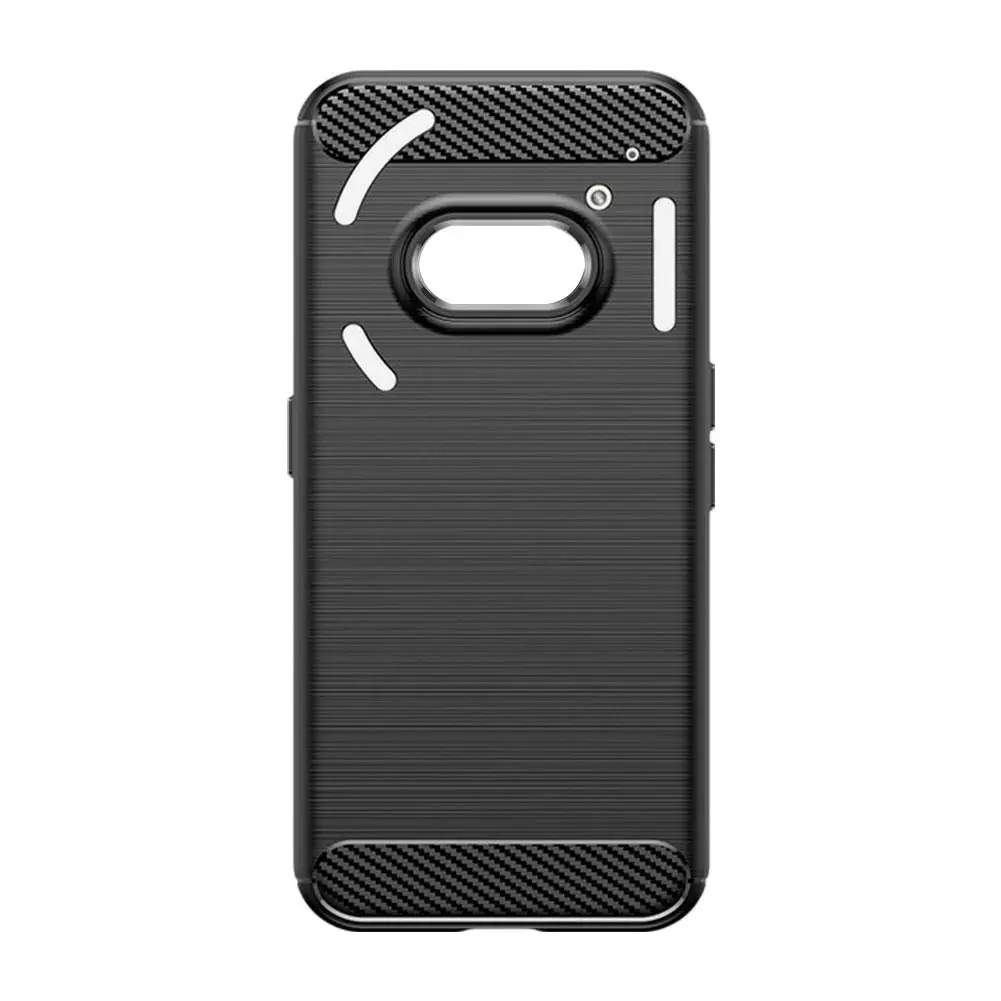 Cellphone Case For Nothing Phone 2A High Quality Brushed Material Durability Reliability Simple Brushed Carbon Fiber O1C4