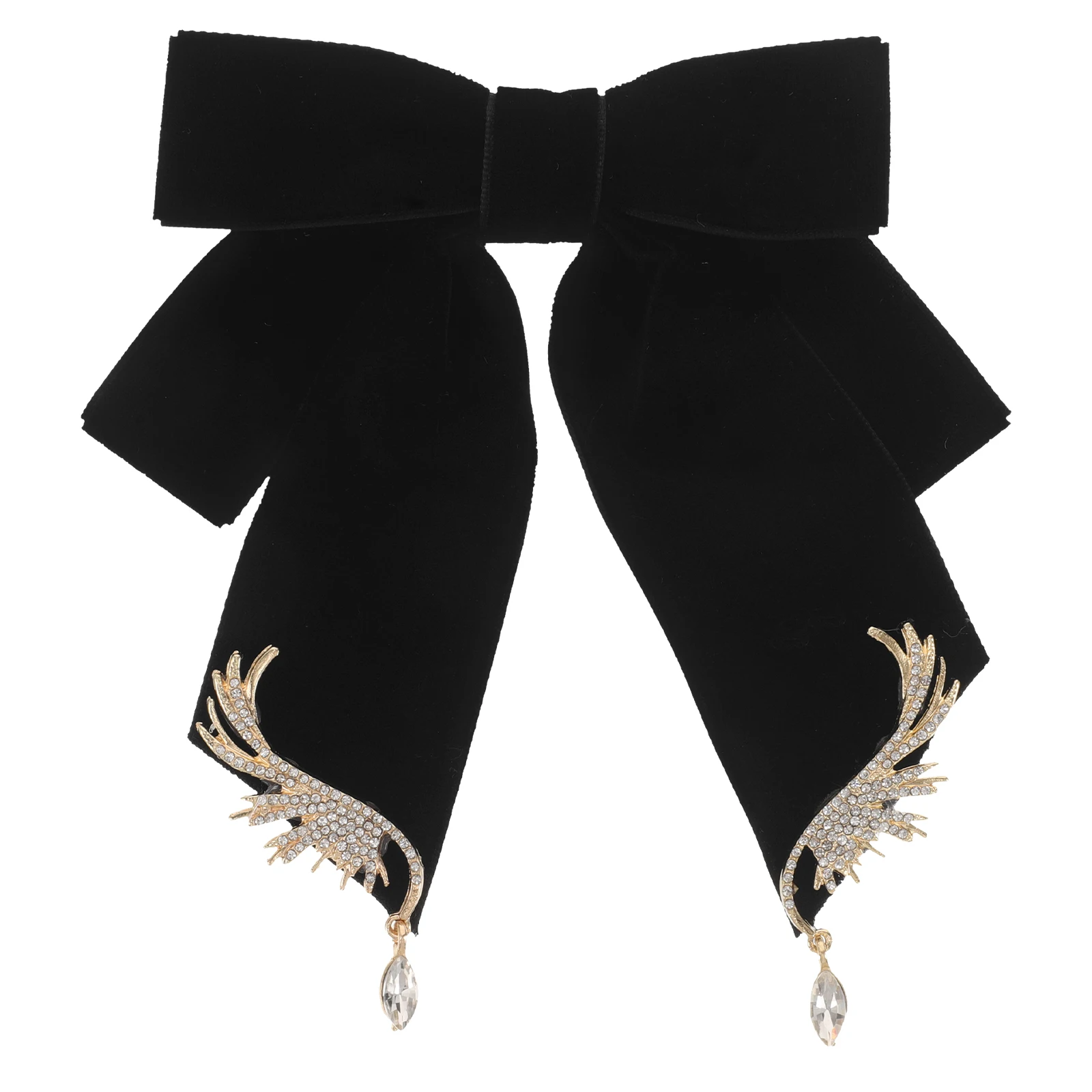 

Vintage Wing Bow Brooch Metal Alloy Suit Accessories for Men Women Corsage Hair Collar Badge Brooches Fashion Jewelry