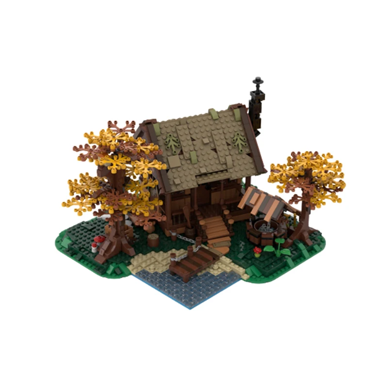 Street View-Serie MOC-101607 Boomhut Bosbundel Bouwstenen Collectie Experts Hoge Moeilijkheidsgraad Puzzel Baksteen Speelgoed Geschenken