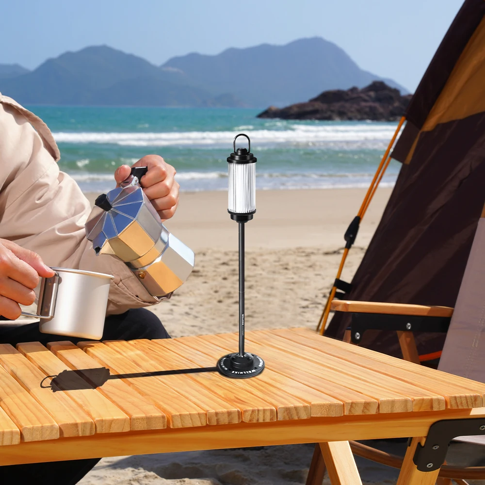 Camping Lights Support Foldable Detachable Stand Aluminum Lantern Stand Holder for Goalzero Blackdog 38 Explore Lamps Stand