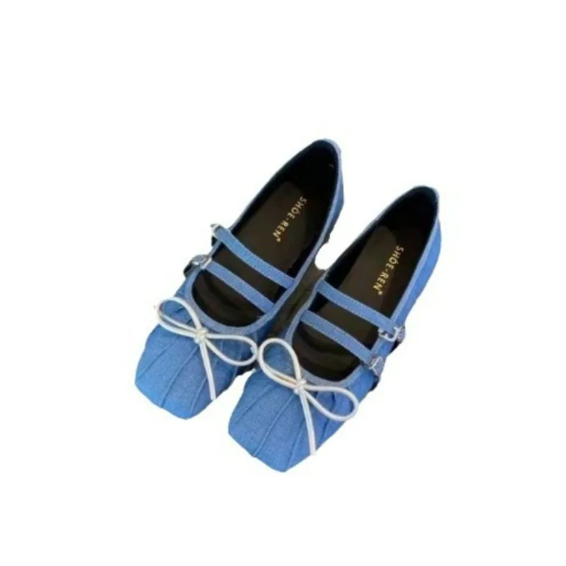 Flat Shoes Women Ballerinas Bowtie Slip on Ballet Flats Lazy Loafers Moccasins Ladies Casual Flats Shoes 2024 women work shoes