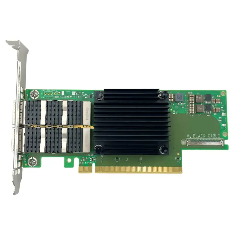 

Сеть Ethernet PCIe4.0 X16 Хост-интерфейс Двухпортовый 100 Гбит/с QSFP56 Ethernet-адаптер серии ConnectX-6 Mellanox MCX653106A-EFAT