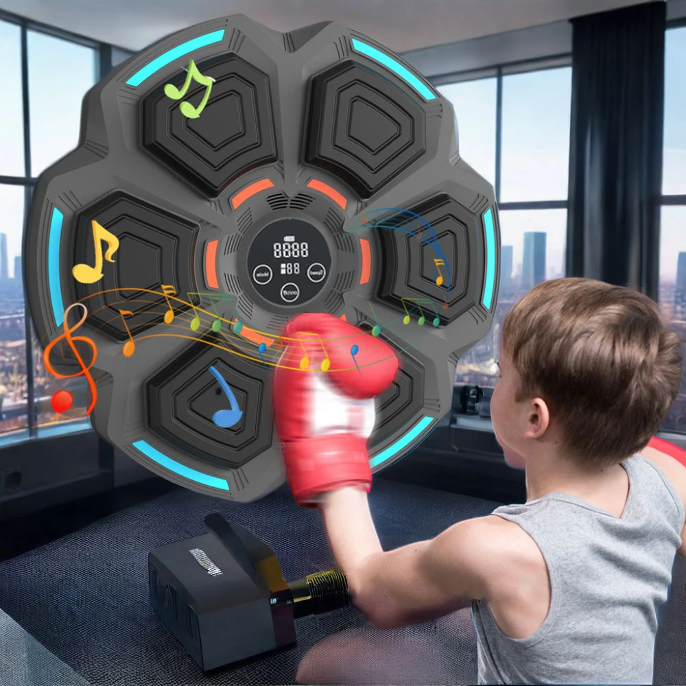 

GORDON OEM Wholesale Smart Boxing Training Machine Home Wall Mounted Target Punching Pad Customizable Music Boxing Machine