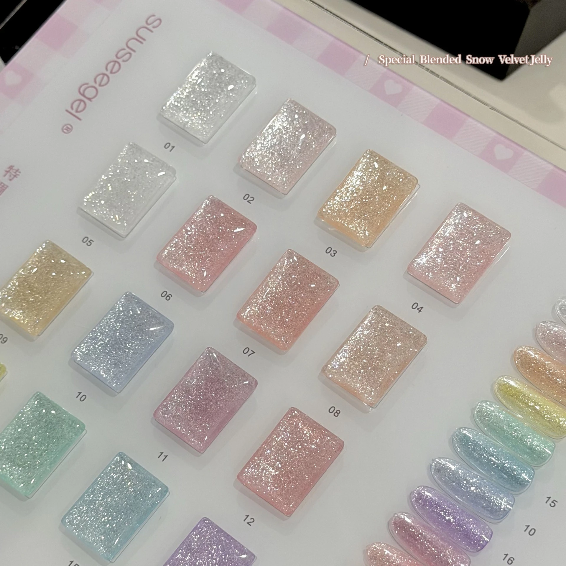 Esmalte em Gel Flocos de Neve Finos para Casamento, 16 Cores, 15ML, Gel Edelweiss, Removível UV LED, para Manicure e Nail Art