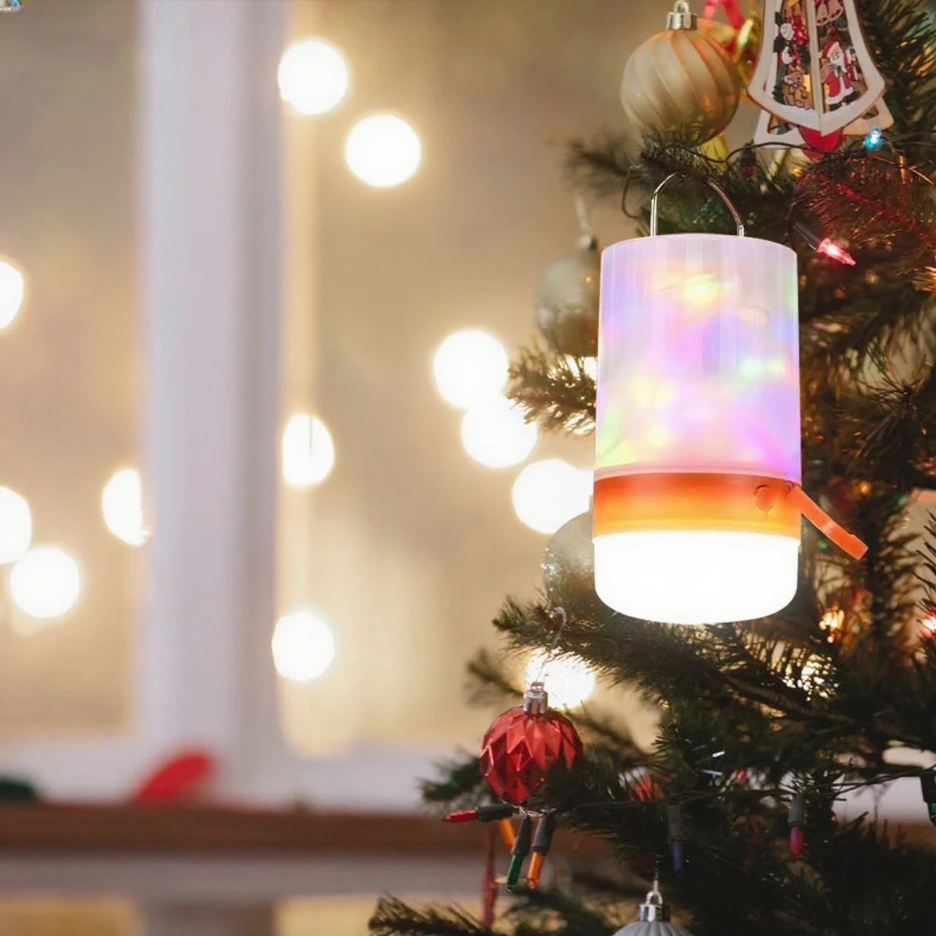 10 メートル屋外 LED キャンプストリングライト充電式ポータブル収納可能なキャンプランプテントハイキングガーデンバーベキューパーティーの装飾照明