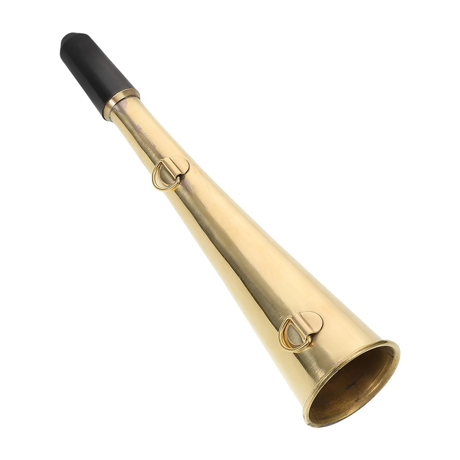 

Portable Copper Railway Horn Lightweight Mountain Road Horn Crisp Sound Signal Whistle Outdoor Safety Travel Instrument