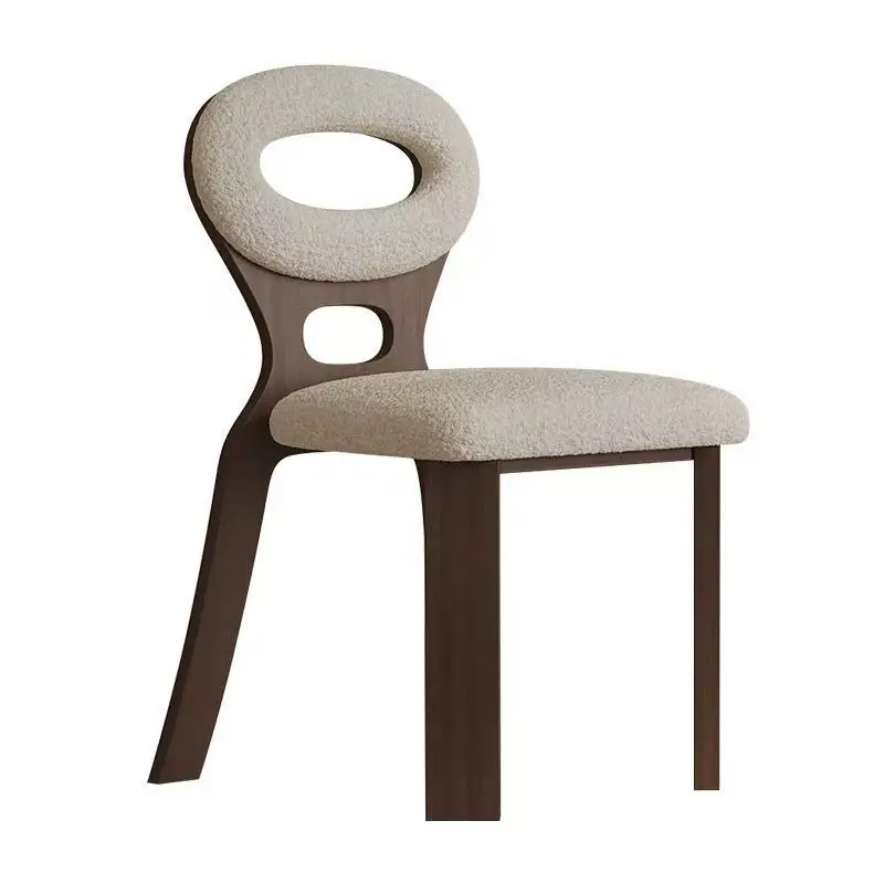 

&c Modern Designer Dining Chair Set with Velvet Fabric Wooden Legs Portable for Home Office Cafe or Hotel Restaurant Furniture
