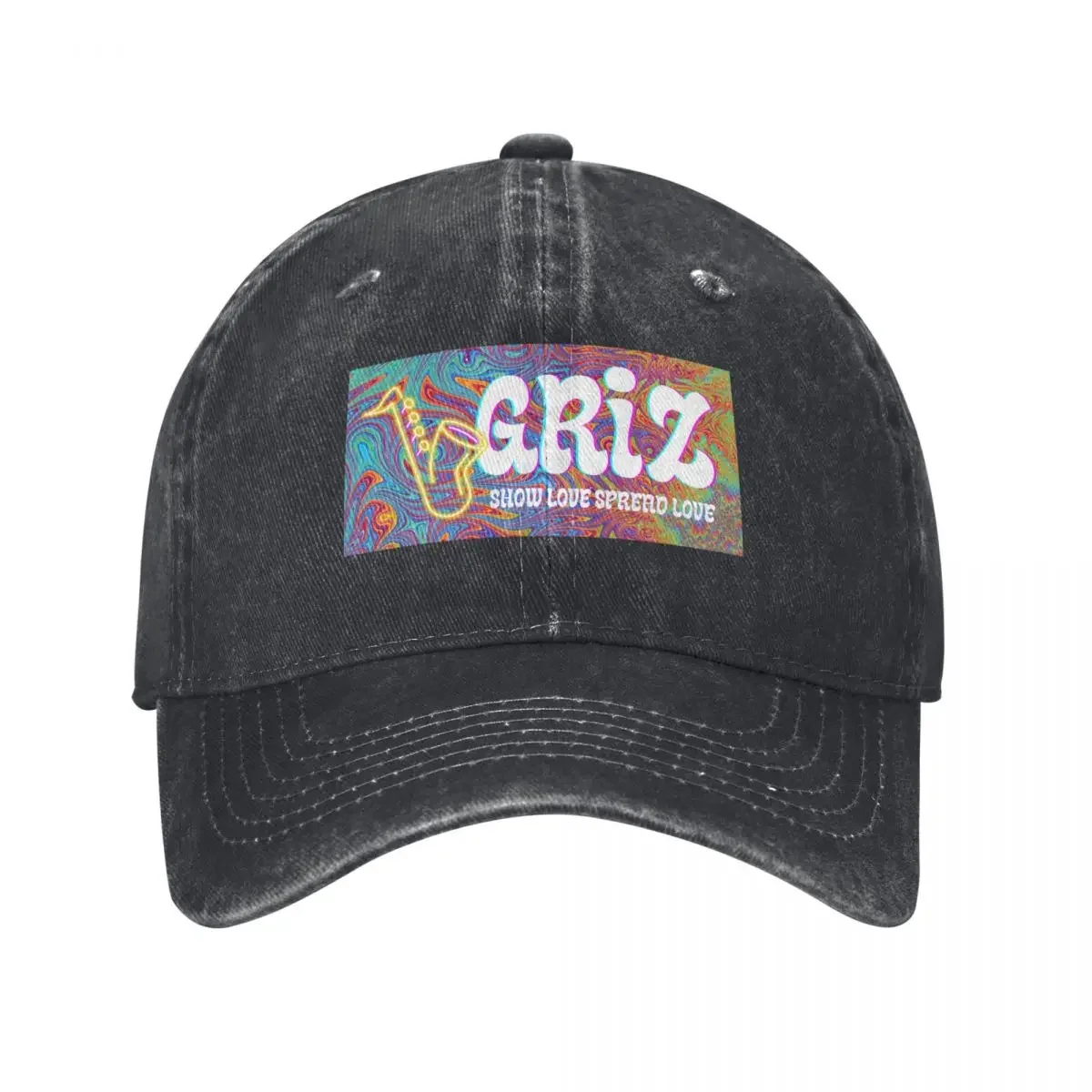 GRiZ Show Love, Spread Love Baseball Cap Fishing cap Gentleman Hat black Women's Beach Outlet 2025 Men's