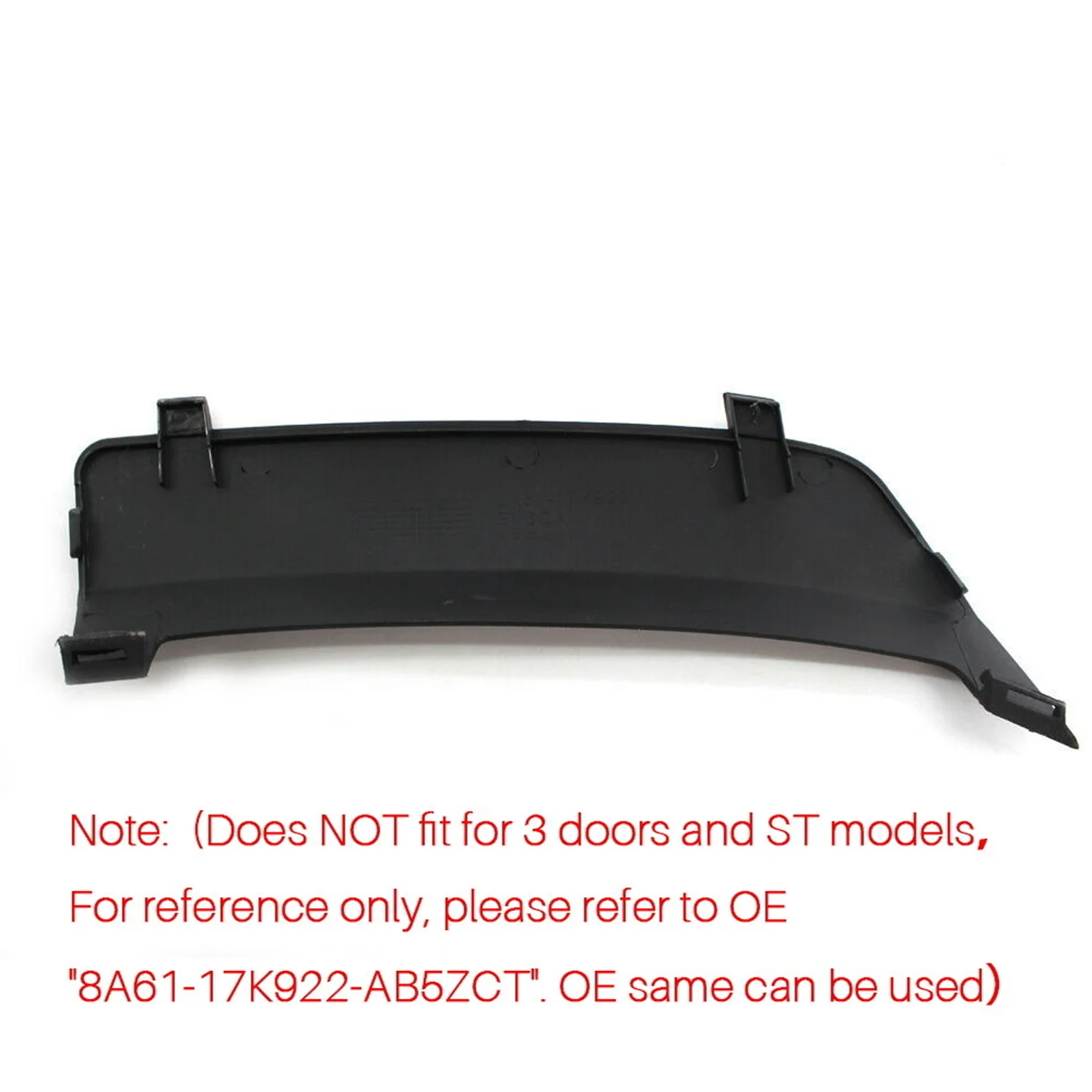 Superior quality For Ford Fiesta MK7 2008-2016 Rear Bumper Tow Towing Eye Hook Cover Cap 8A61-17K922-AB5ZCT Ingenious