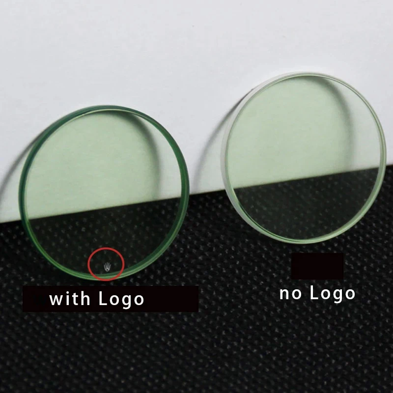 Flat Glass Green Mineral glass Parts For Rolex MILGAUSS 116400 32.65mm dia Watch Crystal with slot replacement parts