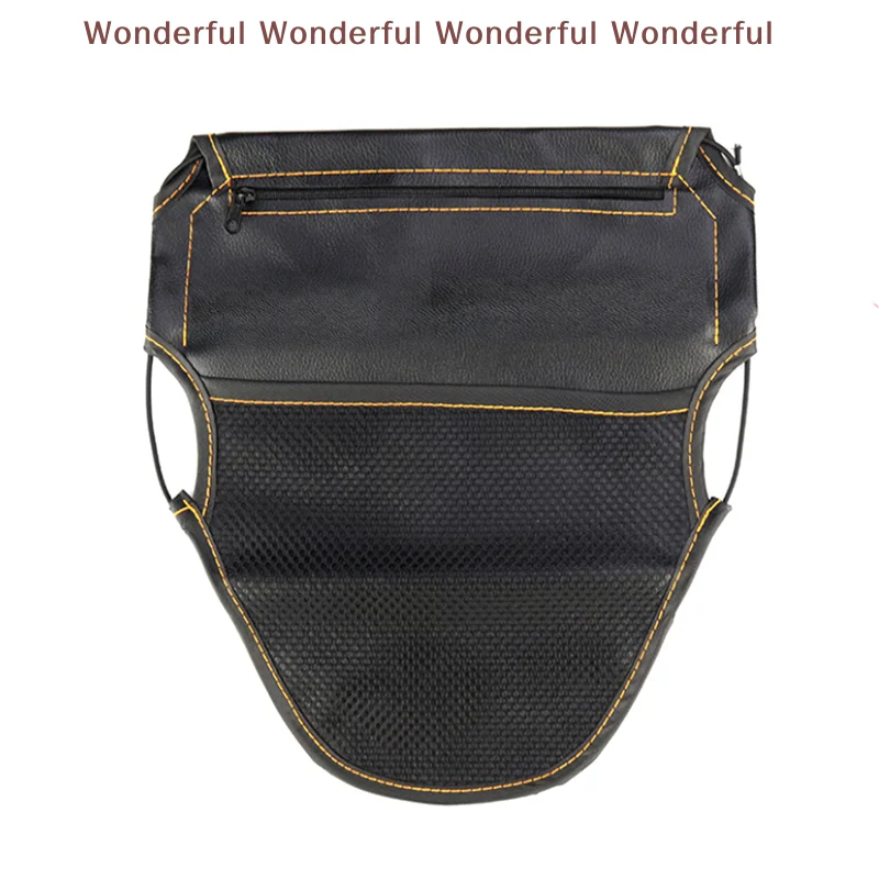 

Motorcycle Seat Storage Antifouling Scratch Resistant EV Scooter Bucket for Electric Vehicles Black Cycling Bag