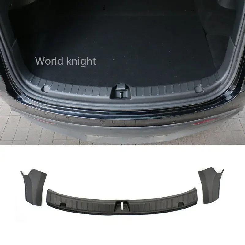 Rear Inner Trunk Bumper for Tesla Model Y TPE 2022 Car Rearguards Fender Sill Plate Protector Guard Cover Trim Auto Accessories