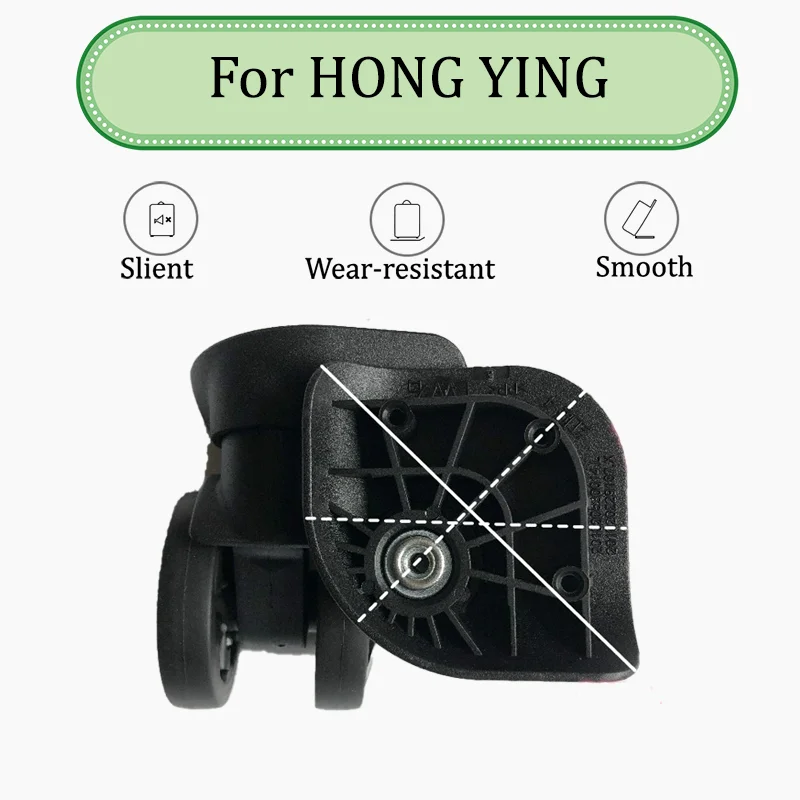 FOR HONG YING L-W Universal Luggage Replacement Wheel Universal Pulley Silent Wear Traveling Luggage Wheel Repair Parts
