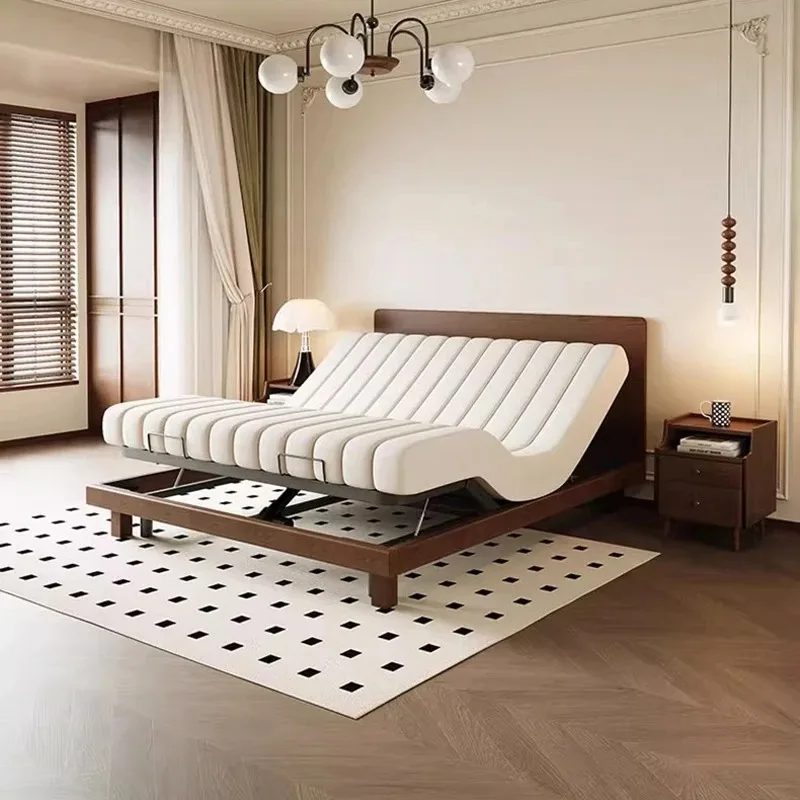 

Originality Modern Massage Bed Double Loft Luxury Sleeping Design High Quality Wooden Frame Letto Matrimoniale Trendy Furniture