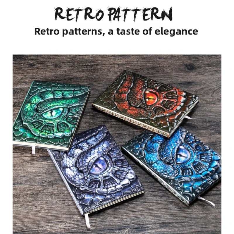 Vintage Leather Journal Notebook - Винтажный кожаный блокнот А5 с тиснением
