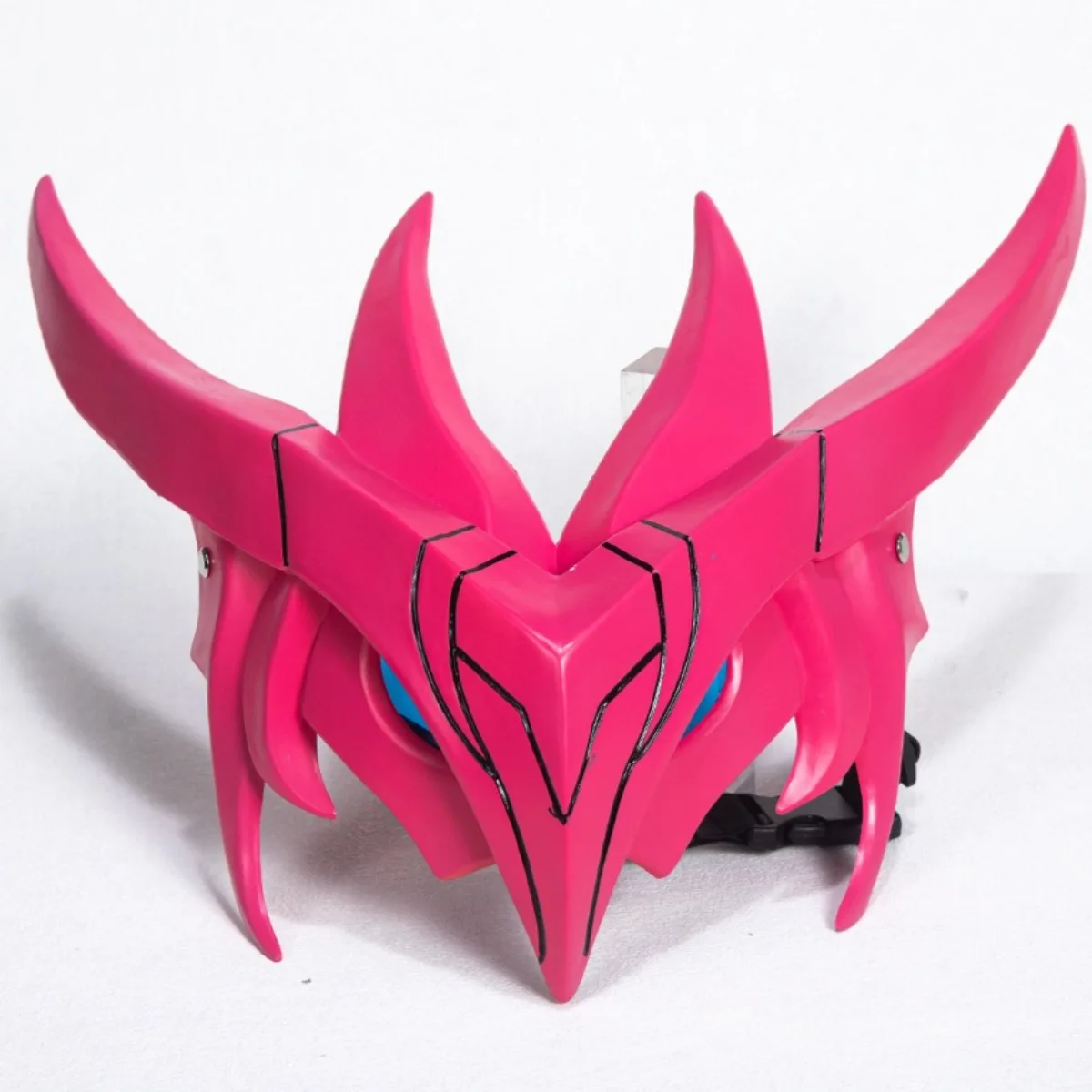 

Маска для косплея Yone - красная полумаска, аксессуар для костюма персонажа аниме «Незабываемый воин» для Хэллоуина и карнавальных вечеринок