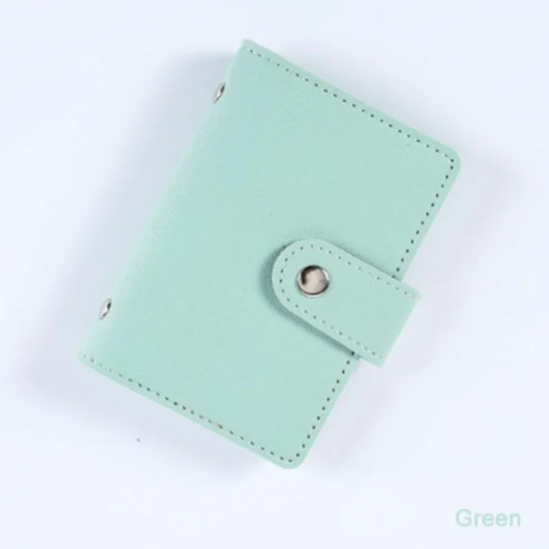 1PC Women Men Leather 26 Slots ID Credit Card Holders RFID Blocking Wallet Case Pocket Bag