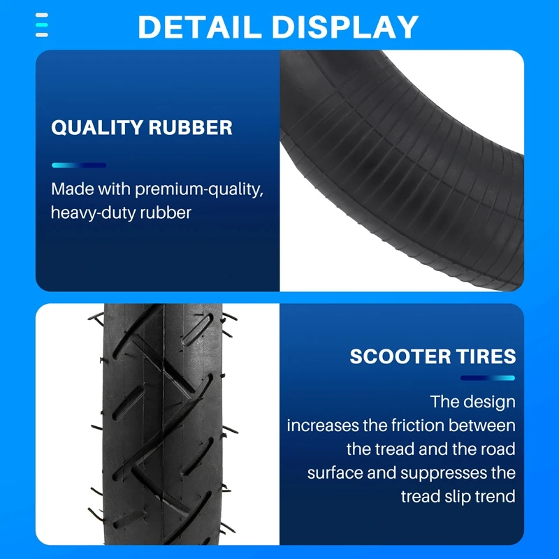 10 Inch 10X2.125 Tyre For Electric Scooter Balancing Hoverboard Self Scooter Wear-Resistant Tyre 10X2.125