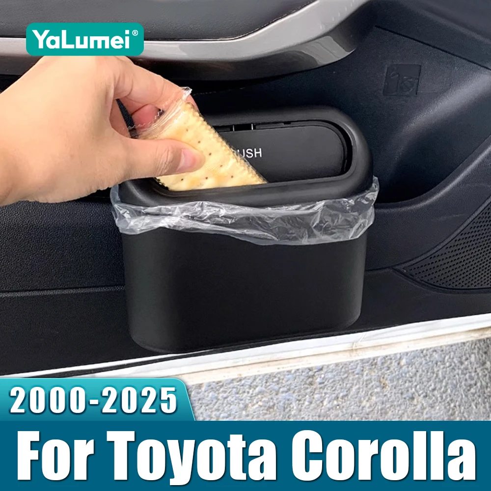 For Toyota Corolla E120 E130 E140 E150 E160 E170 E180 E210 2000-2018 2019 2020 2021 2022 2023 2024 2025 Hybrid Car Trash Can Bin