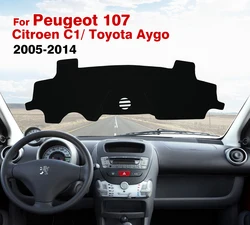 For Peugeot 107 /Citroen C1/ Toyota Aygo 2005-2014 06 07 08 09 10 11 12 13 Dash Mat Carpets Car Accessories