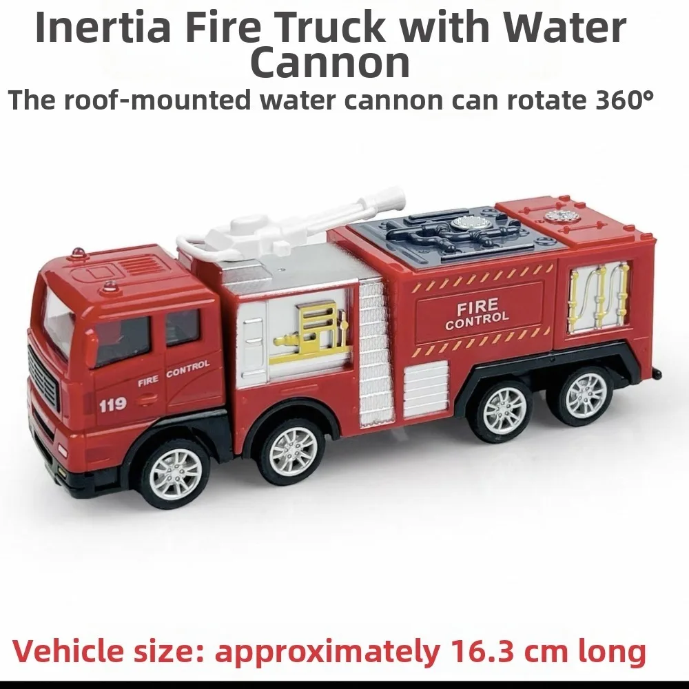 

Plastic Children's Engineering Vehicle Drop Resistant 10 Styles Excavator Crane Truck Rescue Vehicle Children Collection Gifts