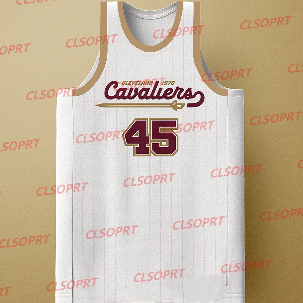 24/25 Cleveland American New Arrivals Summer Fall Cavaliers #45 Sweatshirts Basketball Jerseys Adults/Kid Limited Joint Training