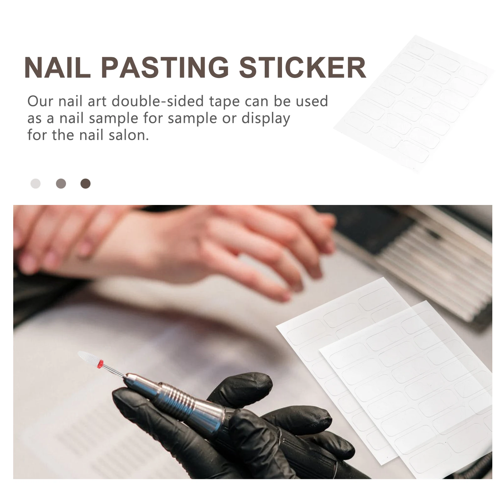 

Art Double-Sided Tape Invisible Nail Adhesive Tabs Strong Glue For Fake Nail Stickers Supplies Salon