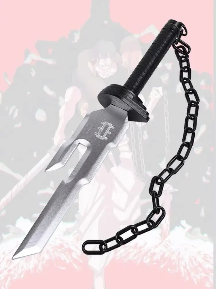 45cm Jujutsu Kaisen Toji Fushiguro broń odwrócona włócznia nieba Katana miecz kolekcja Cosplay pulpit wyświetlacz zabawki prezentowe