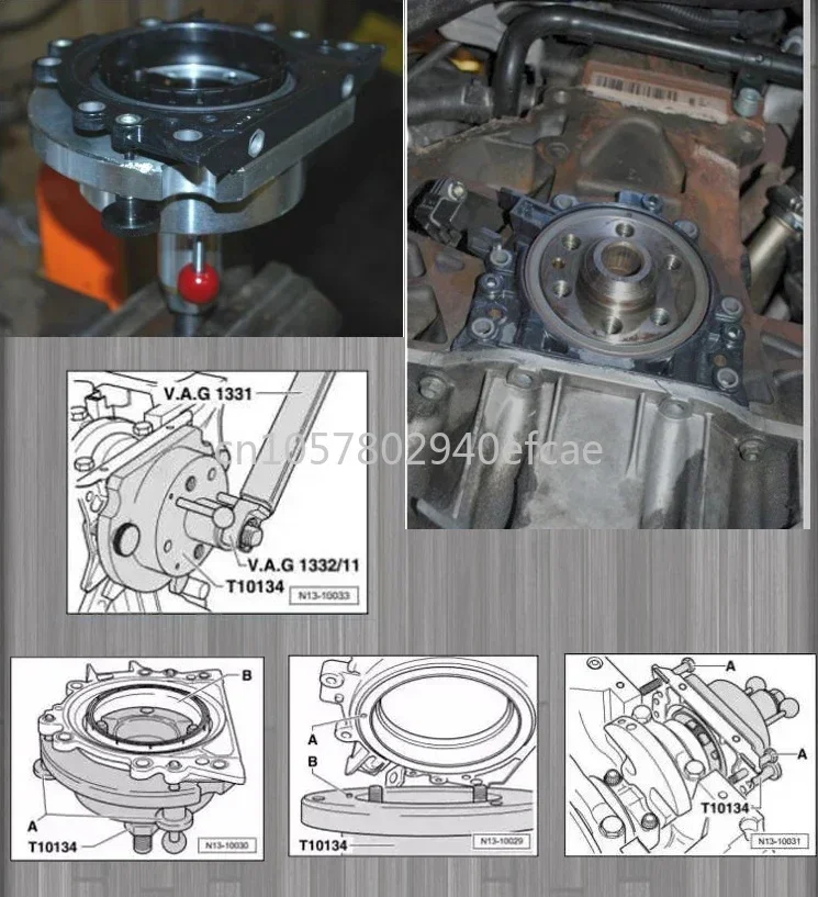 VT01540 T10134 CRANKSHAFT REAR SEAL INSTALLER TOOL For VAG VW