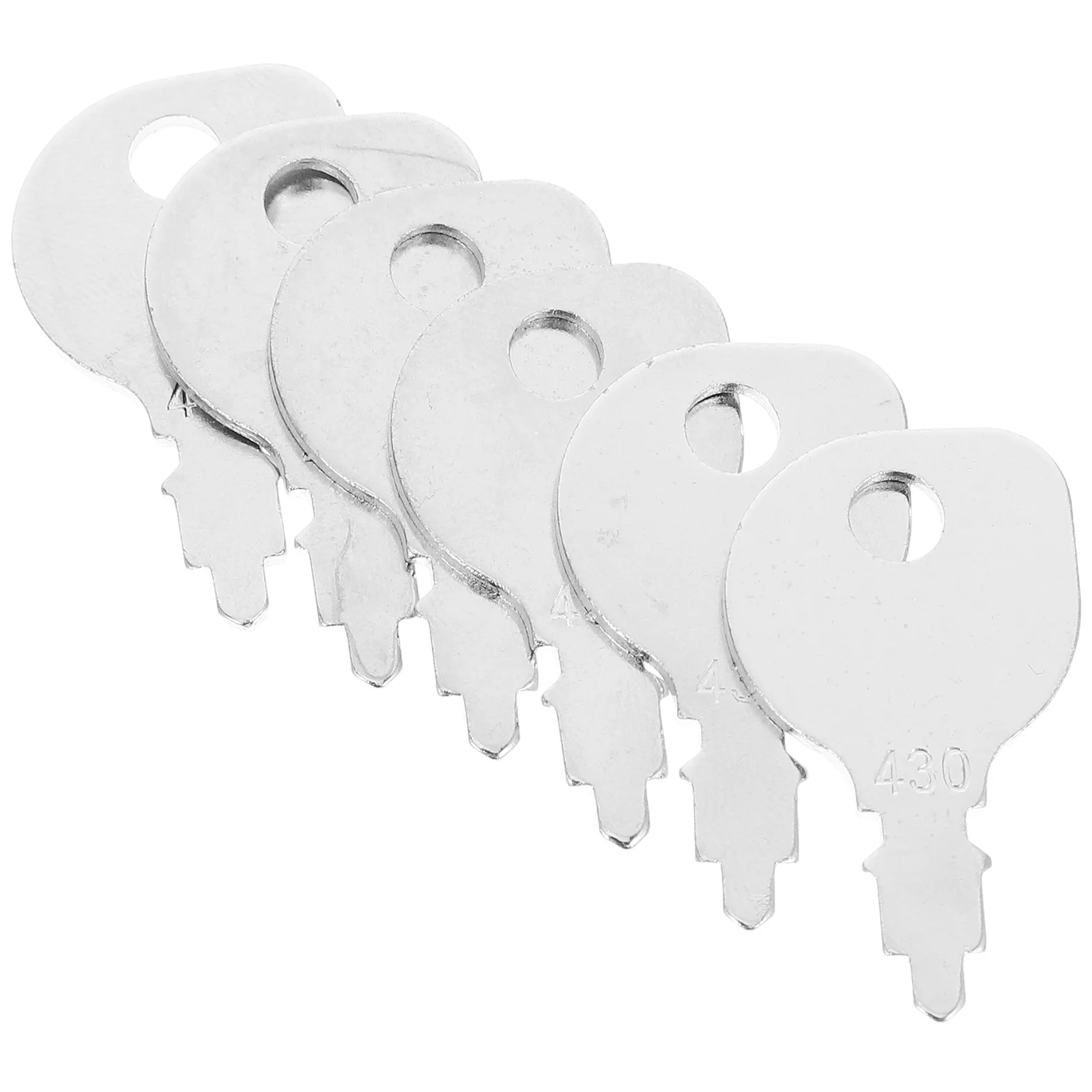 6 Pcs Lawn Mower Ignition Key Keys Tractor Locks for File Cabinets Craftsman Lawnmower Heavy Equipment Tractors Starter
