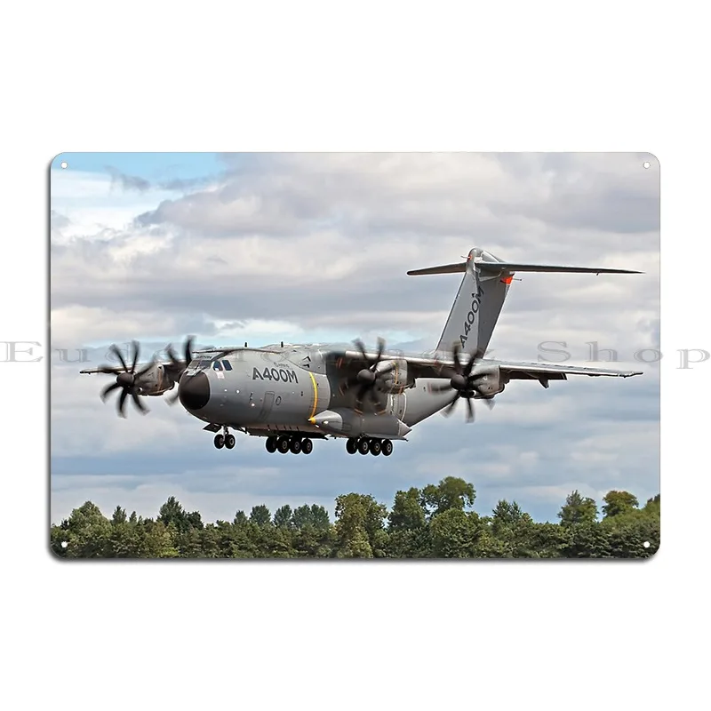 Airbus A400m Metal Plaque Wall Decor Kitchen Pub Mural Club Printed Tin Sign Poster