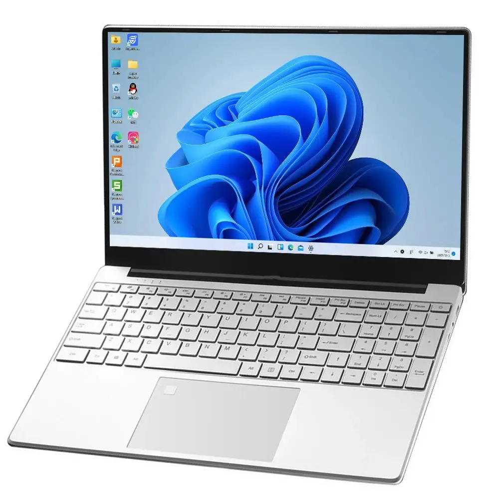 Ordenador portátil para juegos, Notebook con pantalla IPS de 2023 pulgadas, 16GB de RAM, Intel Celeron N5095, Windows 10, 11 Pro, 15,6