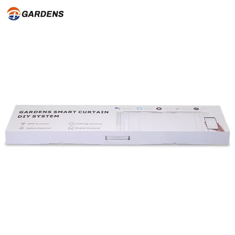 Garden Smart Home Office Aluminum Curtain Track Set Curtain Motor With Remote Control