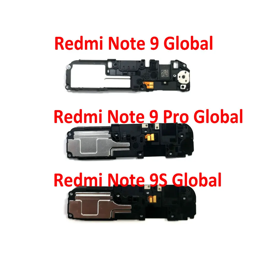 For Xiaomi Redmi Note 9 9S Pro Global Loud Speaker Buzzer Ringer Loudspeaker Modules With Flex Cable