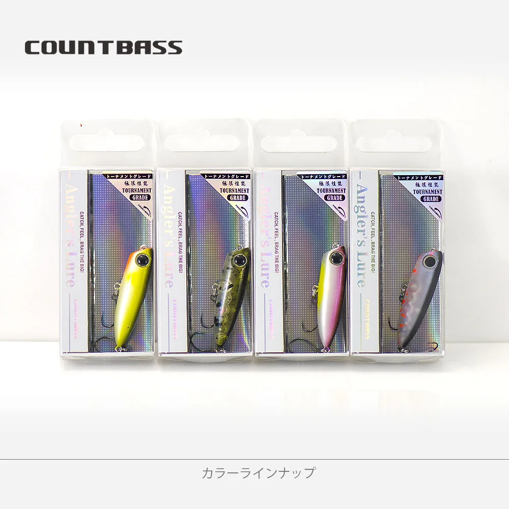 COUNTBASS 45mm 1-3/4" 3,2g 1/8 oz. Schwimmender Popper-Köder, Wobbler Topwater Angler's Fishing Lures La Peche Au Leurre Hardbaits – Detail 20