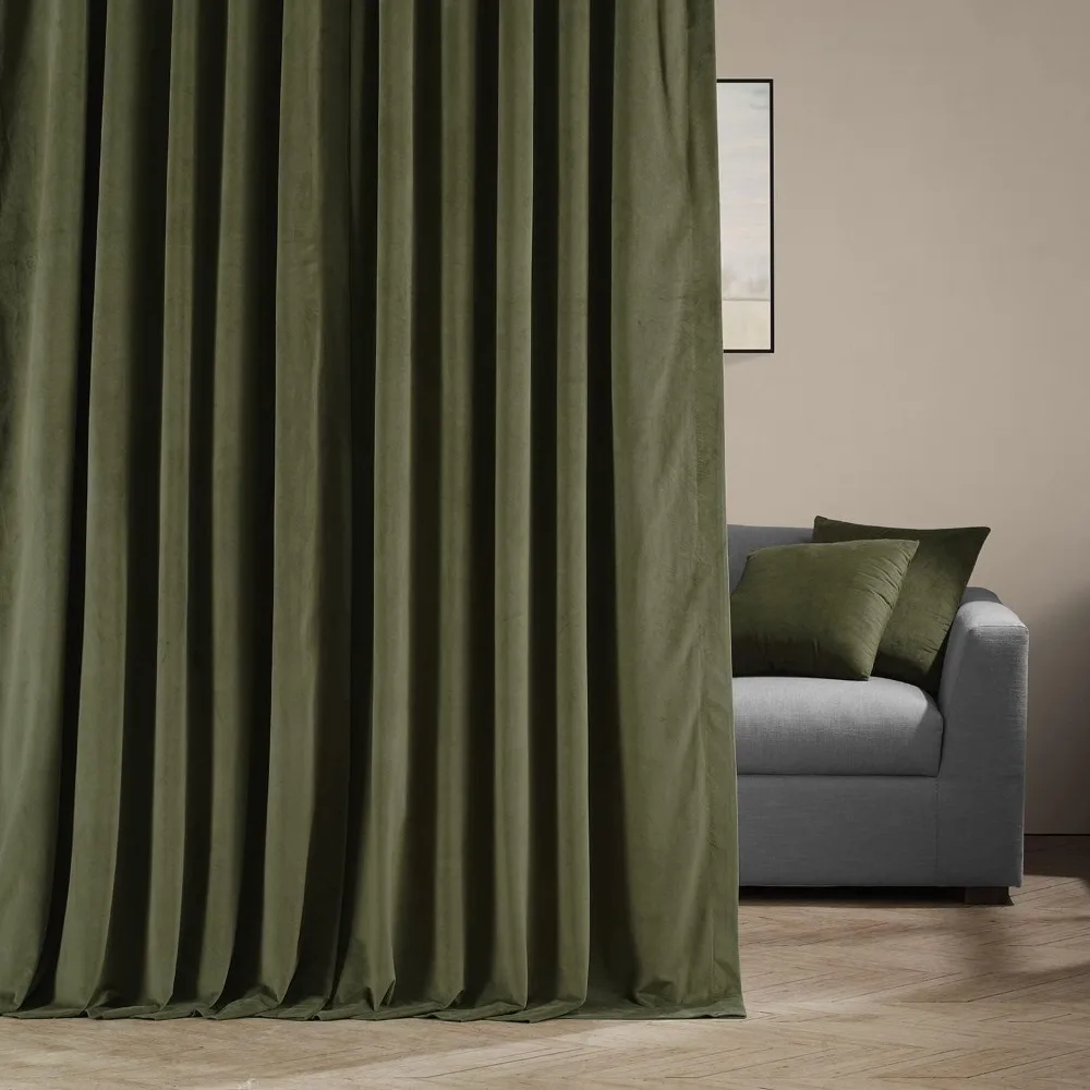 Velvet thermal blackout curtain, living room 120 