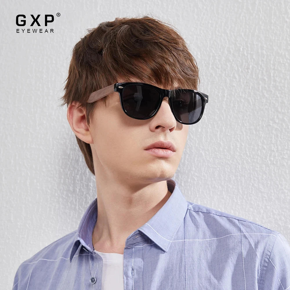 GXP ريترو نظارات شمسية خشبية الرجال النساء الاستقطاب المضادة للأشعة فوق البنفسجية 400 نظارات الموضة عالية الجودة الجوز القيادة واقية من الشمس نظارات #5