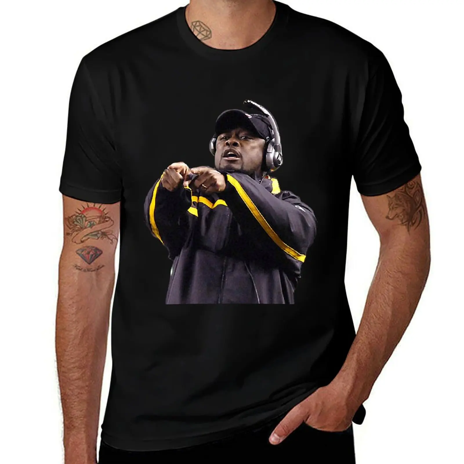 

Mike Tomlin Classic T-Shirt anime t shirts for man t shirts for man cotton funny man t shirts for men casual T-Shirt