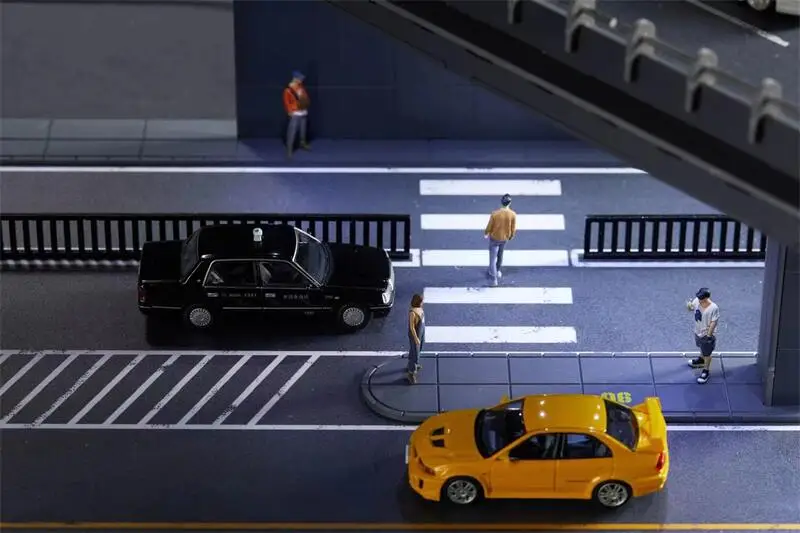 You N Car 1:64 Road & Elevated Highway Scene Diorama
