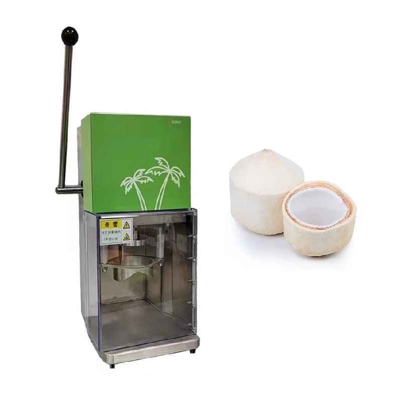 500W Commercial Coconut Opening Machine Automatic Coconut Capping Machine Coconut Opener 220V Young Coconut Opening Machine