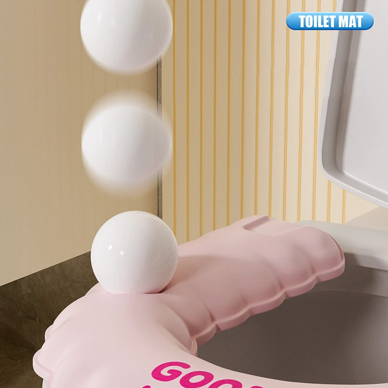 

New Four Seasons Universal Waterproof Wash-Free Half-Pack Toilet Seat Cushion Thickened Cartoon Adhesive