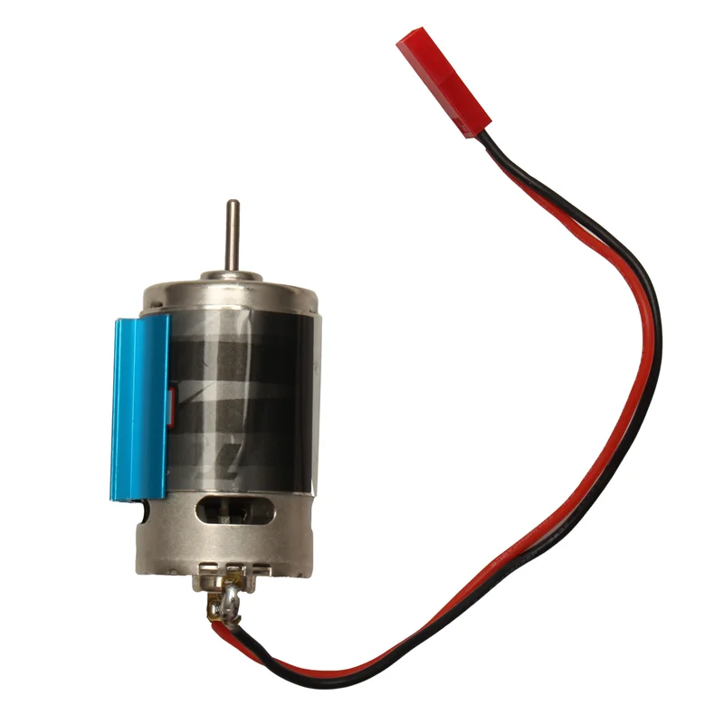 SQPP-380 Матовый радиоуправляемый двигатель Матовый электродвигатель с вилкой JST и радиатором для Traxxas 7075 Titan Модель радиоуправляемого автомобиля Универсальная