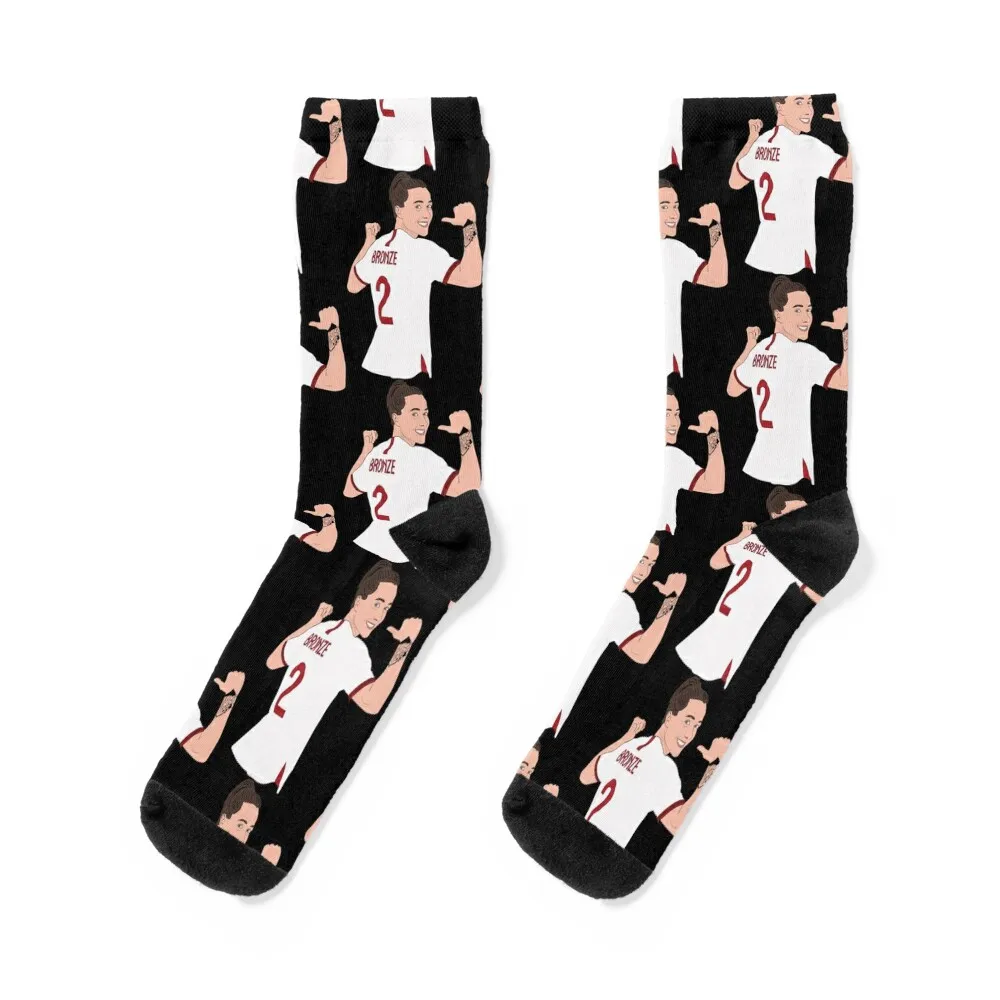 

Lucy Bronze Socks hip hop Running Men's Socks Women's